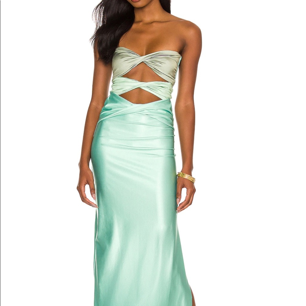 Baobab Ola Maxi Dress in Matcha Mix